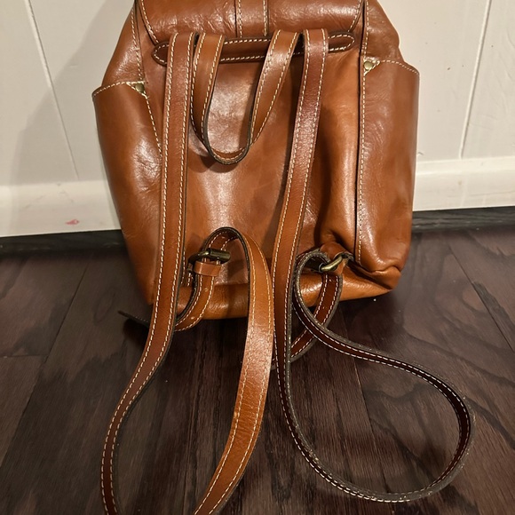 Brown Leather Backpack by Patricia Nash main image 6